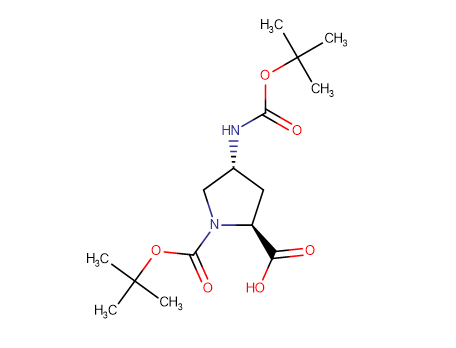 (2S,4R)-1-[(tert-butoxy)carbonyl]-4-{[(tert-butoxy)carbonyl]amino}pyrrolidine-2-carboxylic acid