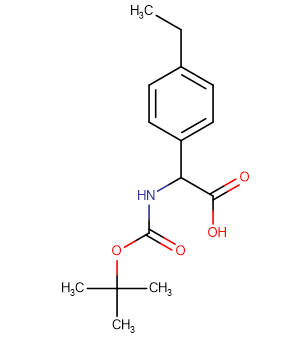 2-{[(tert-butoxy)carbonyl]amino}-2-(4-ethylphenyl)acetic acid