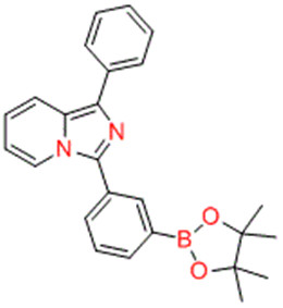 1-苯基-3-（3-（4,4,5,5-四甲基-1,3,2-二氧杂环戊硼烷-2-基）苯基）咪唑并[1,5-a]吡啶