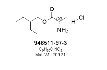 2-乙基丁基-L-丙氨酸酯盐酸盐