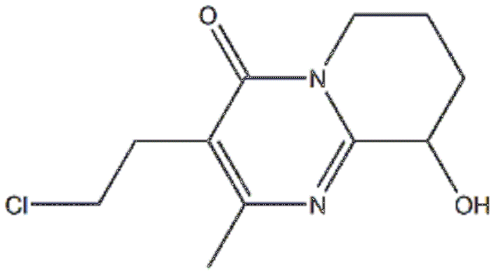 3-(2-氯乙基)-6,7,8,9-四氢-9-羟基-2-甲基-4H-吡啶并[1,2-a]嘧啶-4-酮