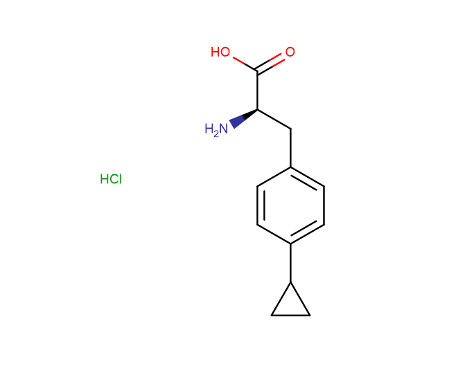 (2R)-2-amino-3-(4-cyclopropylphenyl)propanoic acid hydrochloride