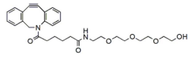 二苯基环辛炔-四聚乙二醇-羟基,DBCO-PEG4-alcohol,DBCO-PEG4-OH