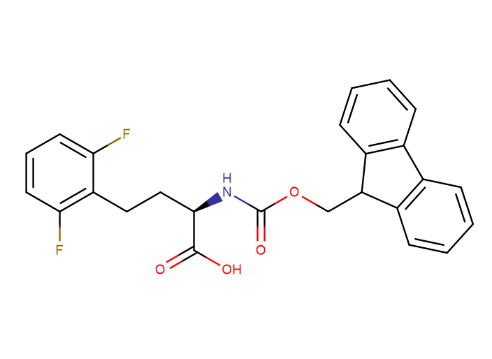 (2R)-4-(2,6-difluorophenyl)-2-({[(9H-fluoren-9-yl)methoxy]carbonyl}amino)butanoic acid