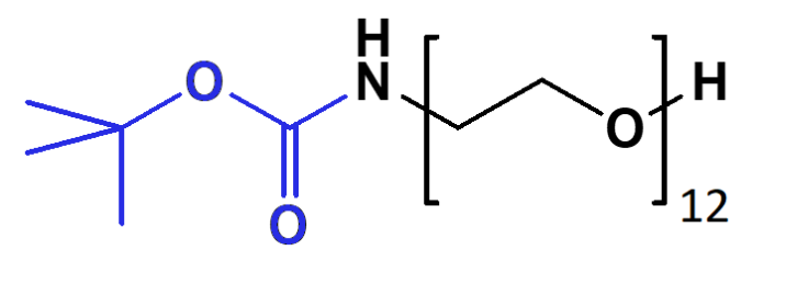 十二聚乙二醇-叔丁氧羰基,N-Boc-PEG12-alcohol,BocNH-PEG12-OH