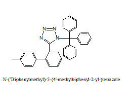 N-(三苯基甲基)-5-(4'-甲基联苯-2-基)四氮唑