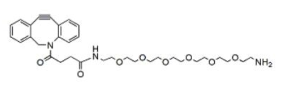 二苯基环辛炔-六聚乙二醇-氨基,DBCO-PEG6-amine,DBCO-PEG6-NH2