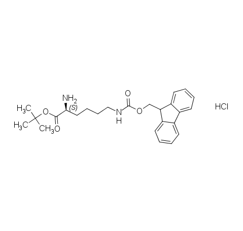 tert-butyl (2S)-2-amino-6-(9H-fluoren-9-ylmethoxycarbonylamino)hexanoate;hydrochloride