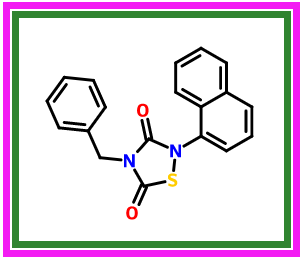 4-苄基-2-(萘-1-基)-[1,2,4]噻二唑烷-3,5-二酮