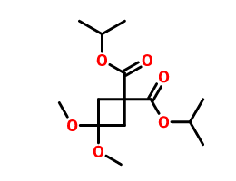 3,3-二甲氧基环丁烷-1,1-二甲酸 二异丙酯