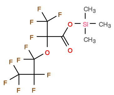 Trimethylsilyl 2-(heptafluoropropoxy)tetrafluoropropionate