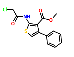 2-(2-氯乙酰基氨基)-4-苯基噻吩-3-甲酸甲酯