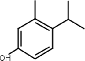 4-异丙基-3-甲基苯酚，3-甲基-4-异丙基苯酚