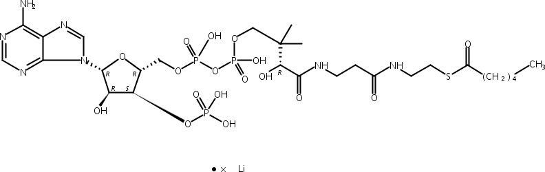 己酰基辅酶A,锂盐
