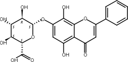 去甲汉黄芩素-7-O-葡萄糖醛酸苷