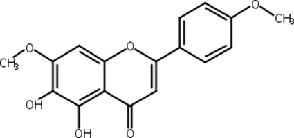 5,6-二羟基-7,4'-二甲氧基黄酮