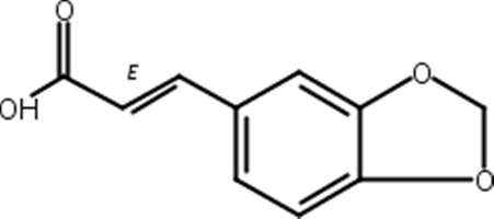 E-3,4-亚甲二氧基肉桂酸
