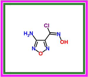 4-氨基-N'-羟基-1,2,5-噁二唑-3-碳酰亚胺基氯