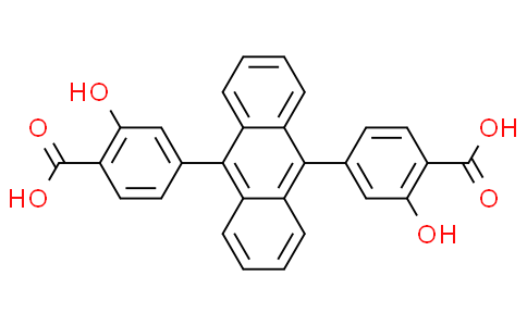 4,4'-(anthracene-9,10-diyl)bis(2-hydroxybenzoic acid)