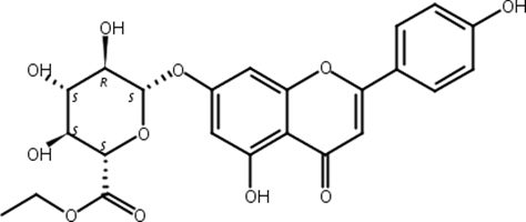 芹菜素-7-O-葡萄糖醛酸苷-6'-乙酯