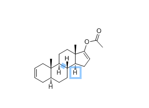 ： 17-乙酰氧基-5a-雄甾-2,16-二