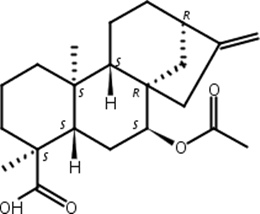 (4BETA,7BETA)-7-(乙酰氧基)-贝壳杉-16-烯-18-酸