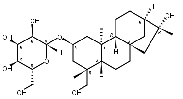 2-O-beta-D-吡喃阿洛糖甙-2,16,19-贝壳杉烯三醇