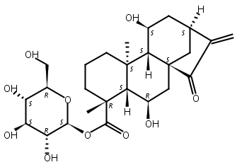 对映-6,11-二羟基-15-氧代-16-贝壳杉烯-19-酸beta-D-吡喃葡萄糖酯