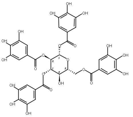 1,2,3,6-四-O-没食子酰-β-D-葡萄糖