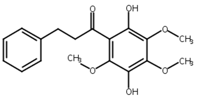 瓜馥木甲素B，2',5'- 二羟基-3',4',6'-三甲氧基二氢查尔酮