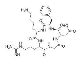 Cyclo(Arg-Gly-Asp-DPhe-Lys）