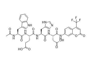 AC-TRP-GLU-HIS-ASP-AFC