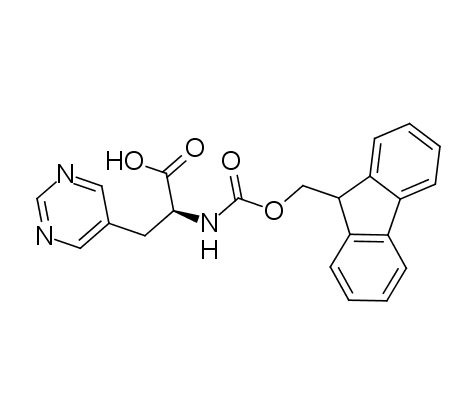 (2S)-2-(9H-fluoren-9-ylmethoxycarbonylamino)-3-pyrimidin-5-ylpropanoic acid