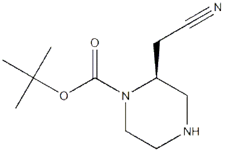 tert-butyl (S)-2-(cyanomethyl)piperazine-1-carboxylate