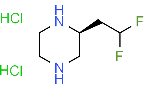 (S)-2-(2,2-difluoroethyl)piperazine dihydrochloride