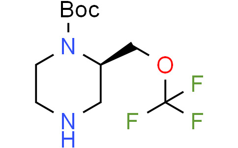 tert-butyl (R)-2-((trifluoromethoxy)methyl)piperazine-1-carboxylate