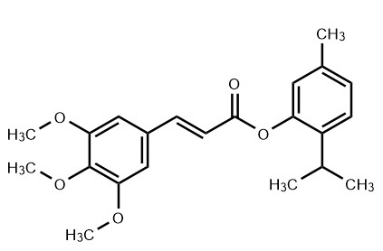 麝香草酚三甲氧基肉桂酸酯