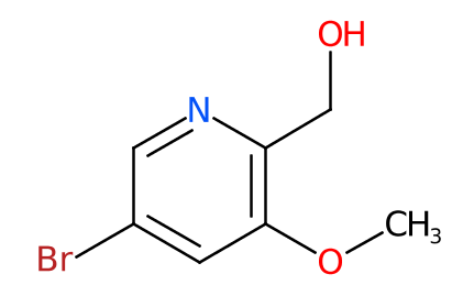 (5-Bromo-3-methoxypyridin-2-yl)methano