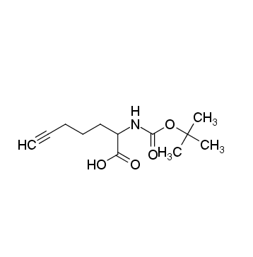 2-[(2-methylpropan-2-yl)oxycarbonylamino]hept-6-ynoic aci