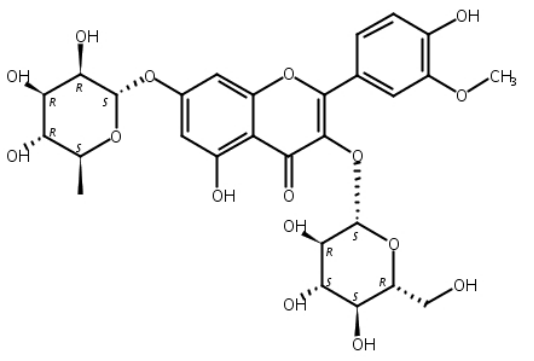 异鼠李素-3-O-葡萄糖-7-O-鼠李糖苷