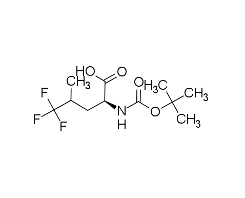 5,5,5-trifluoro-4-methyl-2-[(2-methylpropan-2-yl)oxycarbonylamino]pentanoic acid