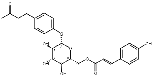 4′-羟基苯基-2-丁酮-4′-O-B-D-(6′′-O-对羟基桂皮酰)-葡萄糖苷