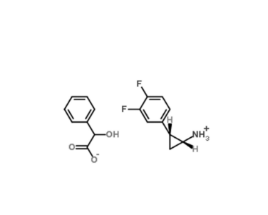 (1R,2S)-2-(3,4-二氟苯基)环丙胺 (R)-扁桃酸盐