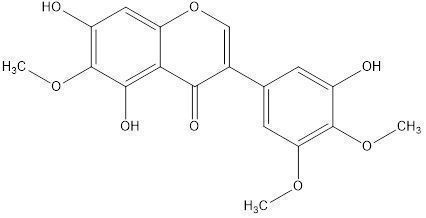 野鸢尾黄素;野鸢尾苷元;Irigenin;CAS:548-76-5