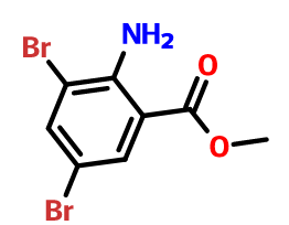 2-氨基-3,5-二溴苯甲酸甲酯