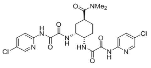 N1,N1'-[(1S,2R,4S)-4-(二甲氨基羰基)环己-1,2-二基]-双[N2-(5-氯吡啶-2-基)乙二酰胺]