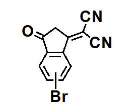 5(6)-溴-3-(二氰基亚甲基)茚-1-酮混合物