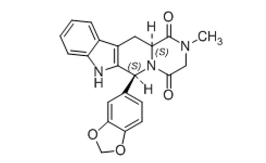 (6S，12aS）-6-(1,3-苯并二氧戊环-5-基）-2-甲基 -2,3,6,7,12,12a六氢吡嗪并[1',2':1,6]吡啶并[3,4b]吲哚-1,4-二酮