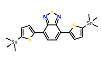 4,7-二(5-三甲基锡噻吩基-2-)-2,1,3-苯并噻二唑