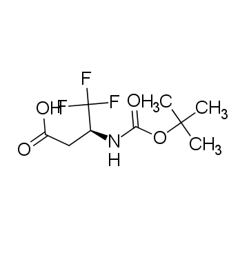 (3S)-4,4,4-trifluoro-3-[(2-methylpropan-2-yl)oxycarbonylamino]butanoic acid